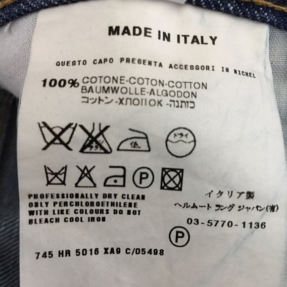 TTR: 11.9.19 Vintage Helmut Lang Classic Raw Denim - Picture 6 of 8